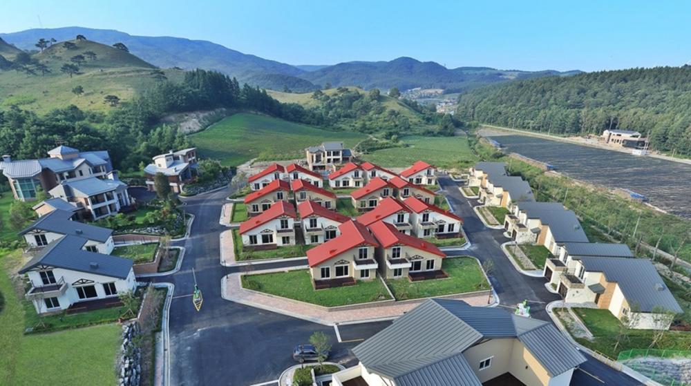 Le Comte Bleu Hotell Pyeongchang Exteriör bild